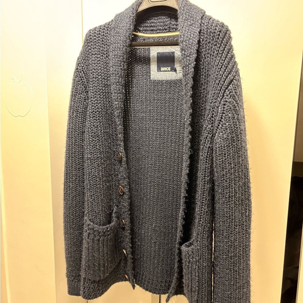 Brice Dark blue Knit Cardigan